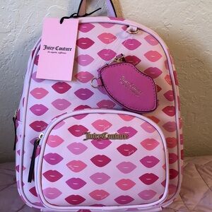 NWT Juicy Couture Sealed With A Kiss Backpack